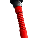 Boneco barreira para treinamento de falta no futebol de aço reclinável premium Velden - Vermelho