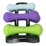 Conjunto 6 Halteres Neoprene 1, 2 e 3kg e Suporte Envolst