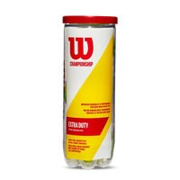 Bolinha/bola de tênis de campo Championship Extra Duty Wilson - tubo com 3 und