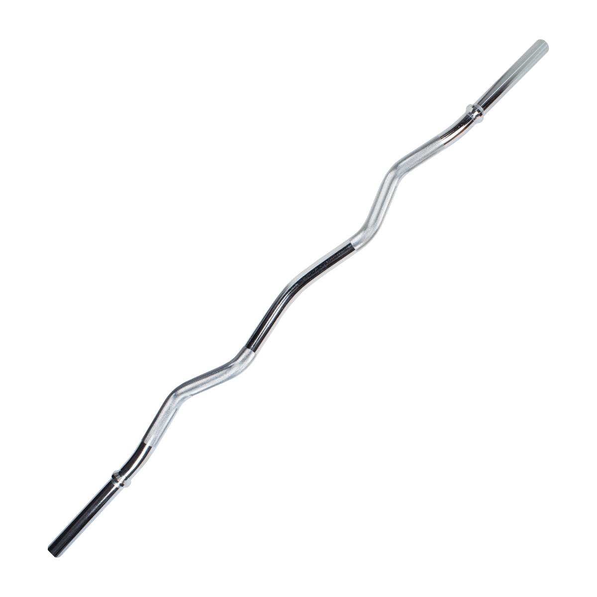 Barra de Musculação W 1,20m Maciça 28mm e Presilhas Envolst