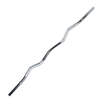 Barra de Musculação W 1,20m Maciça 28mm e Presilhas Envolst