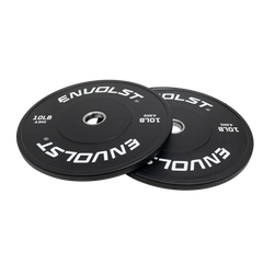 Anilha Olímpica Bumper para Crossfit e LPO 10Lb Envolst