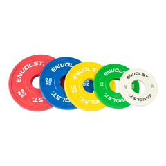 Anilha Olímpica Fracionada Emborrachada 0,5Kg Envolst