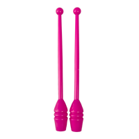 Maças de ginástica rítmica adulto 45cm Gracios - Branco