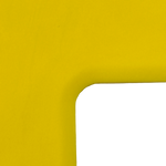 Marcadores de quadra em T linha reta Velden - Amarelo