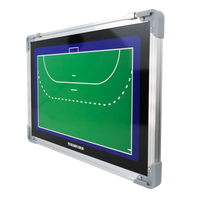 Quadro tático magnético de alumínio com acessórios 45x30 Pista e Campo - Handebol