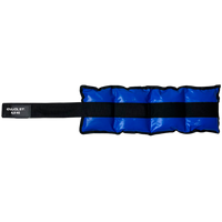 Tornozeleira caneleira em vinilona azul profissional 4kg Envolst - par
