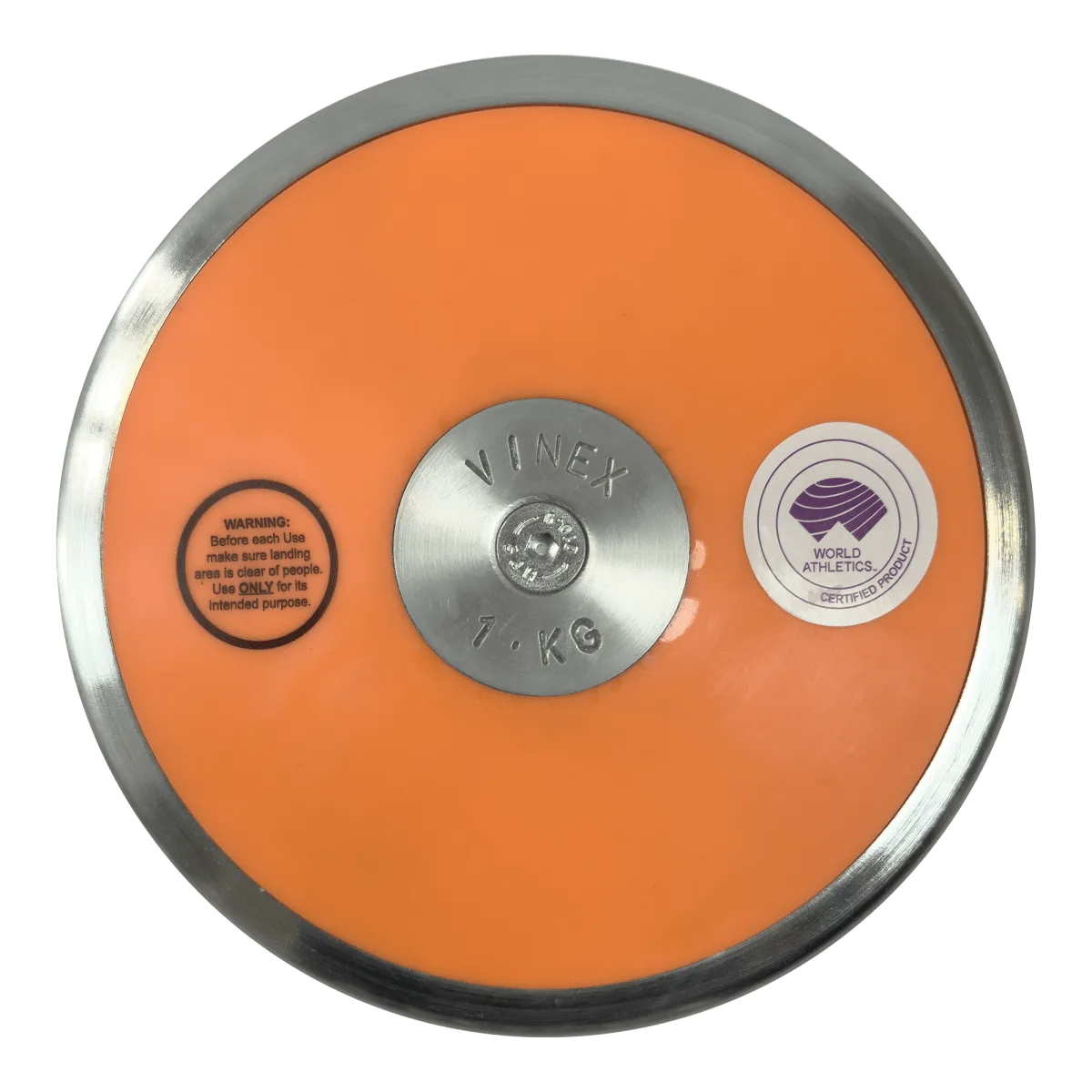 Disco de aço e ABS 1,00kg iniciante WA-IAAF Vinex