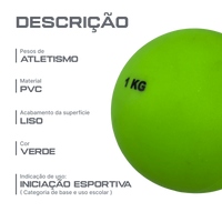 Peso de PVC 1kg Pista e Campo