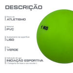 Peso de PVC 1kg Pista e Campo