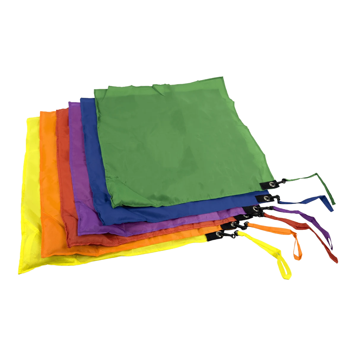 Bandeiras de tecido para malabarismo (swing flags) Pista e Campo - cnj com 6 und