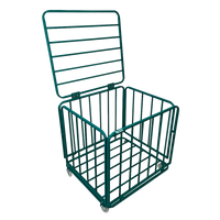 Carrinho guarda volumes de aço para transporte e armazenagem de bolas Pista e Campo