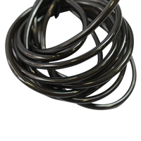 Corda de pular com rolamento 4mm 2,65m Envolst - Preto
