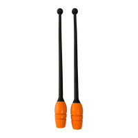 Maça oficial ginástica rítmica juvenil 40cm conectável Pista e Campo - Preto e Rosa