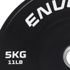 Anilha Olímpica Bumper para Crossfit e LPO 5Kg Envolst