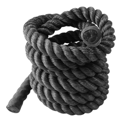 Corda naval preta torcida para treinamento funcional 38mm Envolst - 10M