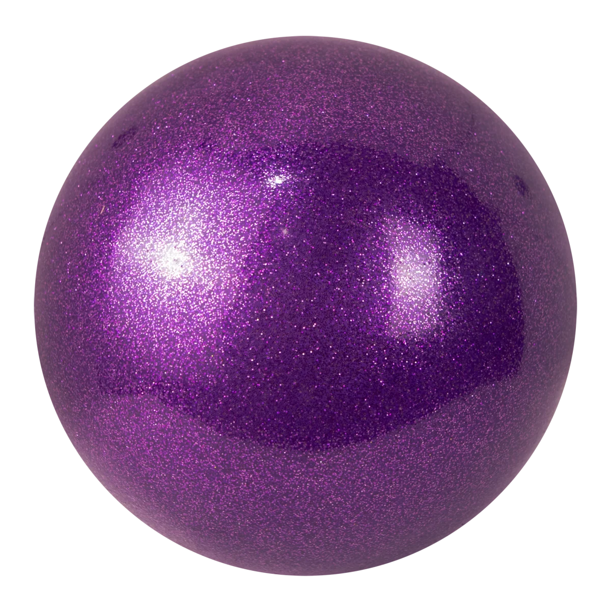 Bola Ginástica Rítmica Oficial 300g Glitter Gracios - Roxo