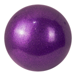 Bola Ginástica Rítmica Oficial 300g Glitter Gracios - Roxo