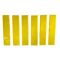 Marcadores de quadra linha reta Velden - Amarelo