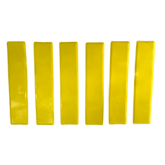 Marcadores de quadra linha reta Velden - Amarelo