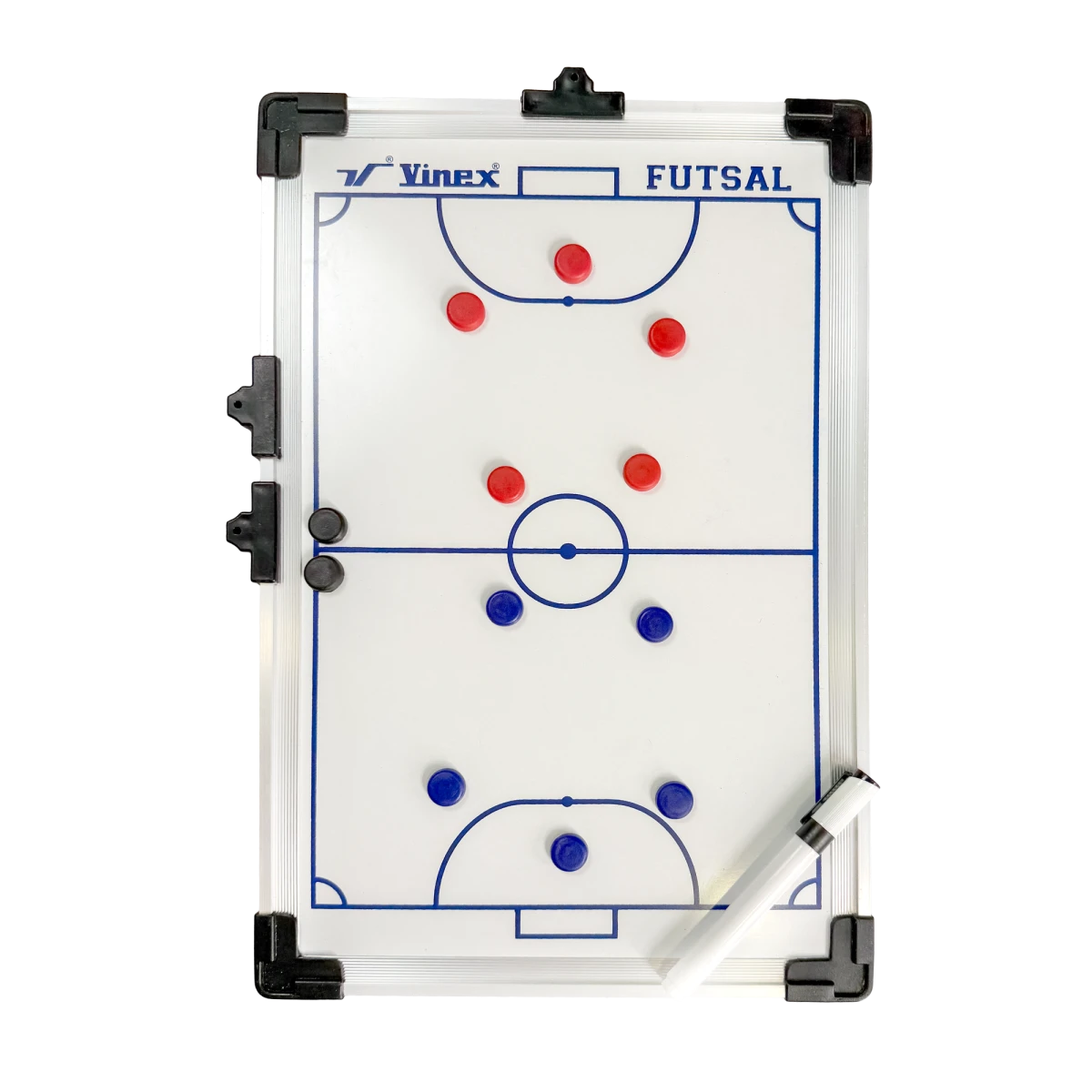Quadro tático para treinamento esportivo futsal 45x30cm Vinex