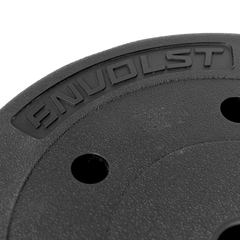 Anilha Emborrachada 5Kg Cement Furo 31mm Envolst