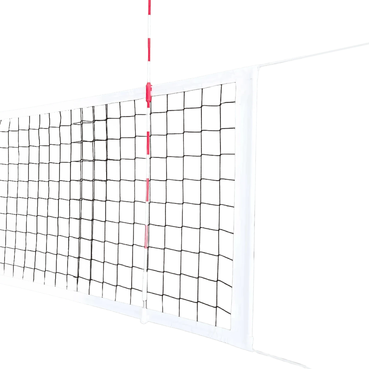Antena de voleibol de fibra de vidro profissional com suporte regulável para encaixe Pista e Campo - par