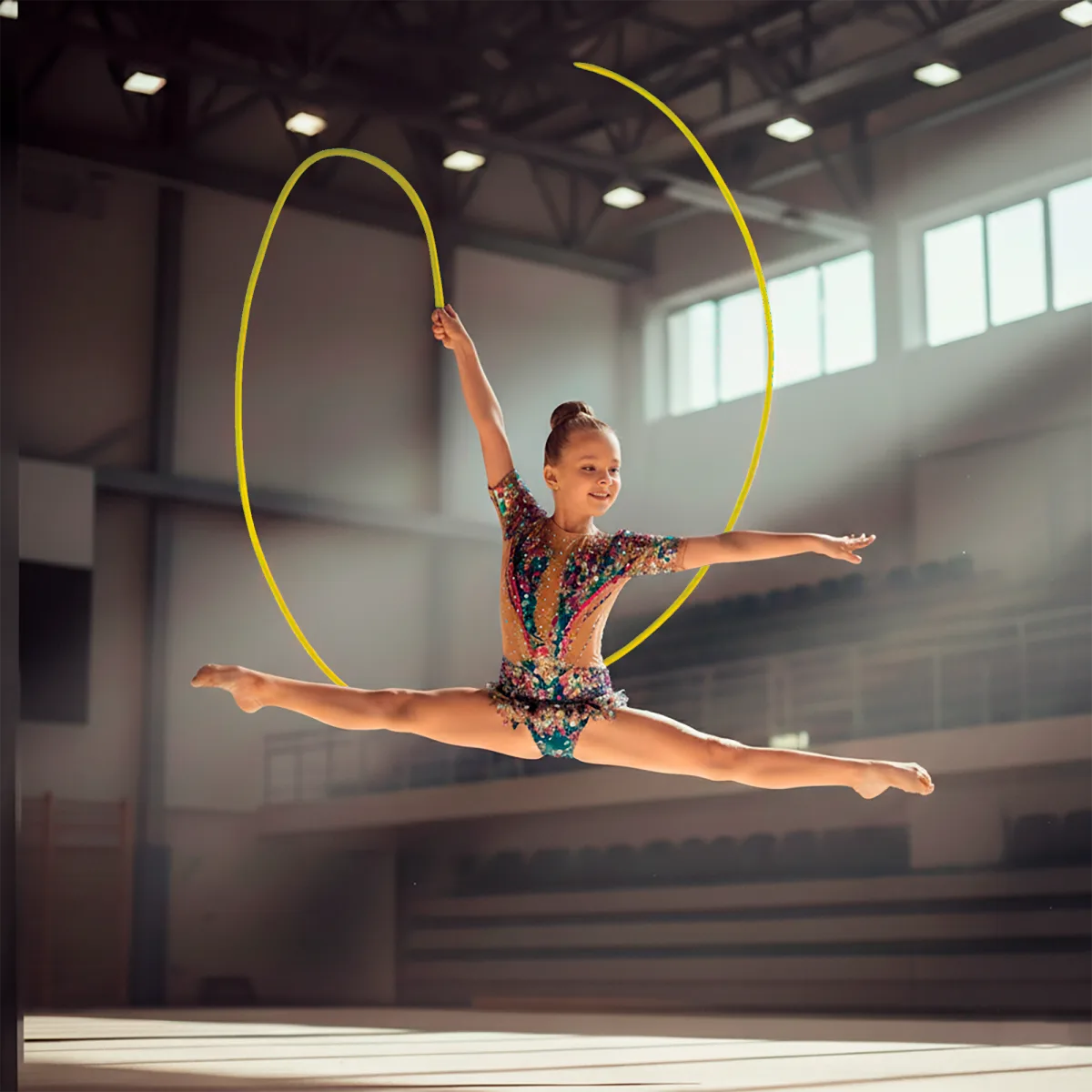 Corda Oficial Ginástica Rítmica 3m Gracios - Amarelo