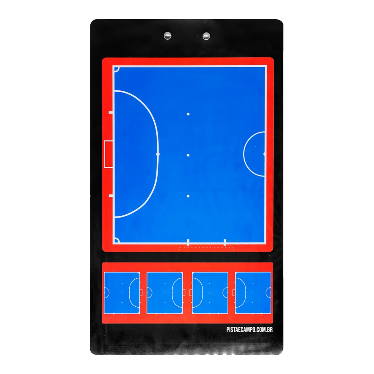 Prancheta tática magnética dupla face com caneta para treinamento de Futsal Pista e Campo