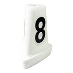 Indicador de raias de plástico ABS com 50cm Pista e Campo - cnj com 8 und (1-8)