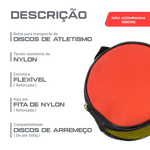 Bolsa para transporte de discos de PVC Pista e Campo