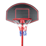 Tabela de basquete infantil móvel com poste, quadro plástico e aro Pista e Campo