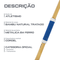 Dardo de bambu especial 400g Pista e Campo