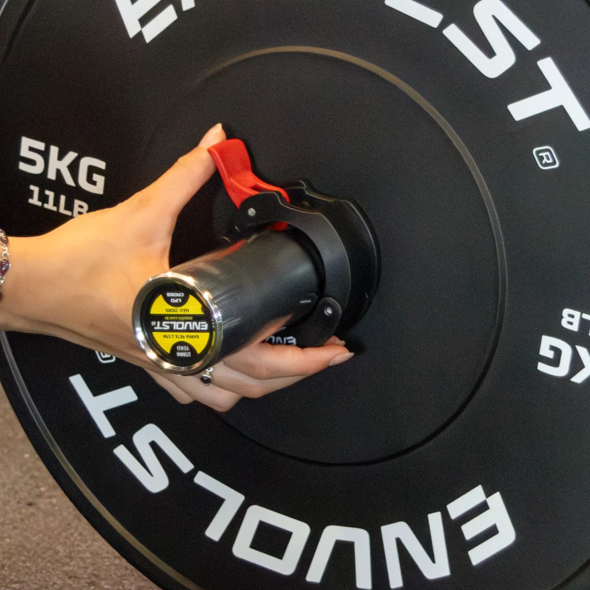 Par de Presilhas 50mm para Barra Olímpica Crossfit LPO Envolst