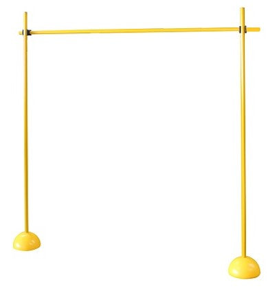 Obstáculo de PVC para treinamento Pista e Campo - Largura: 170cm. Altura ajustável até 170cm