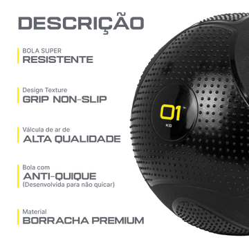 Slam Ball Emborrachada para Cross e Funcional Envolst