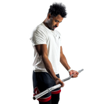 Barra de Musculação W 1,20m Maciça 28mm e Presilhas Envolst