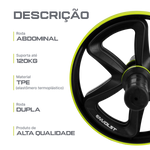 Roda Dupla Abdominal Profissional Envolst