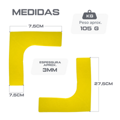 Marcadores de quadra cantos Velden - Amarelo