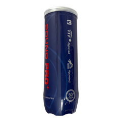 Bolas de Tênis Teloon POUND PRO + ITF tubo com 3 un.