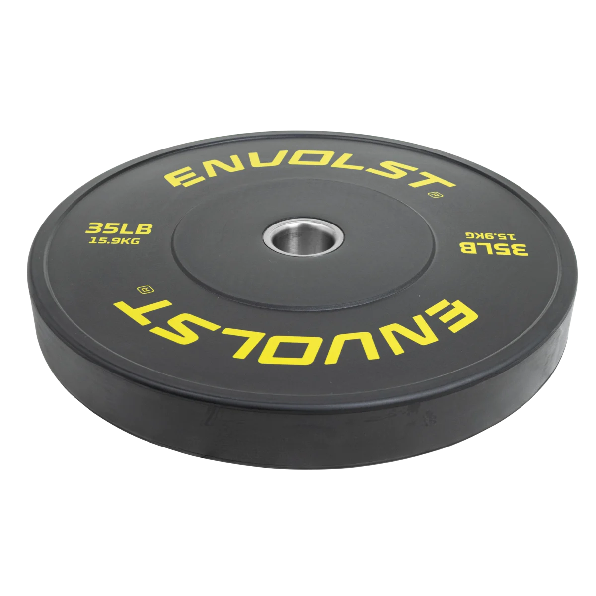 Anilha Olímpica Bumper para Crossfit e LPO 35Lb Envolst