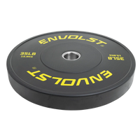 Anilha Olímpica Bumper para Crossfit e LPO 35Lb Envolst