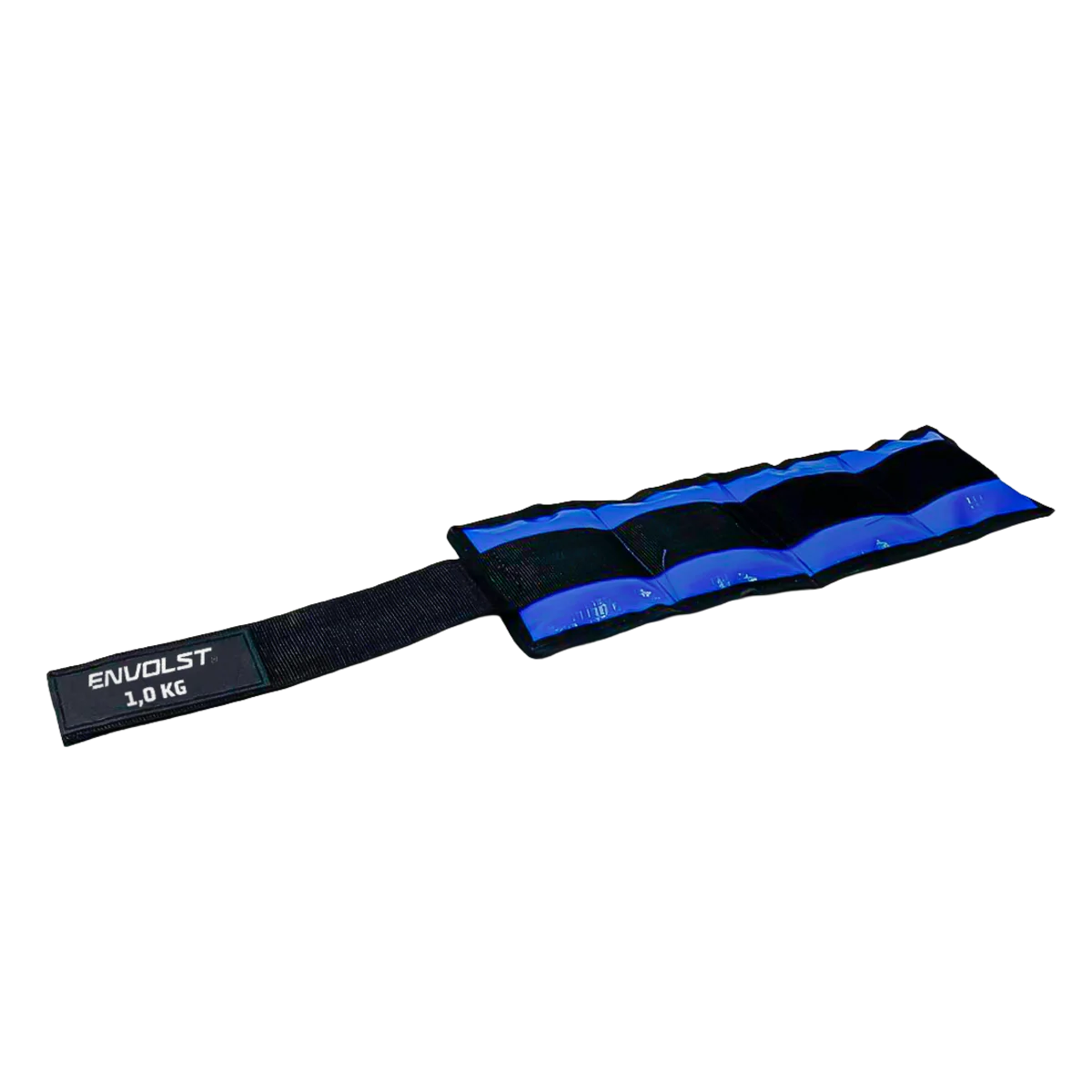 Tornozeleira caneleira em vinilona azul profissional 1kg Envolst - par