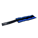 Tornozeleira caneleira em vinilona azul profissional 1kg Envolst - par
