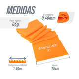 Faixa Elástica (Thera Band) Intensidade Leve Envolst