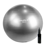 Bola Suíça Gym Ball 55cm Anti Estouro Envolst - Cinza