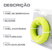 Hand Grip Anel de Borracha Média Resistência Envolst