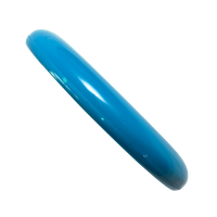Frisbee de plástico para recreação 22cm econômico Pista e Campo Cor Azul
