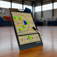 Prancheta tática magnética com caneta para treinamento de basquete Pista e Campo