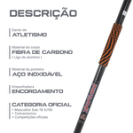 Dardo de atletismo de fibra de carbono 700g WA-IAAF Sportland